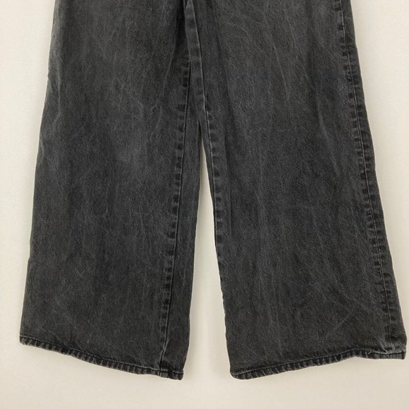 Free People Black Wide Leg Jeans - Picture 5 of 8